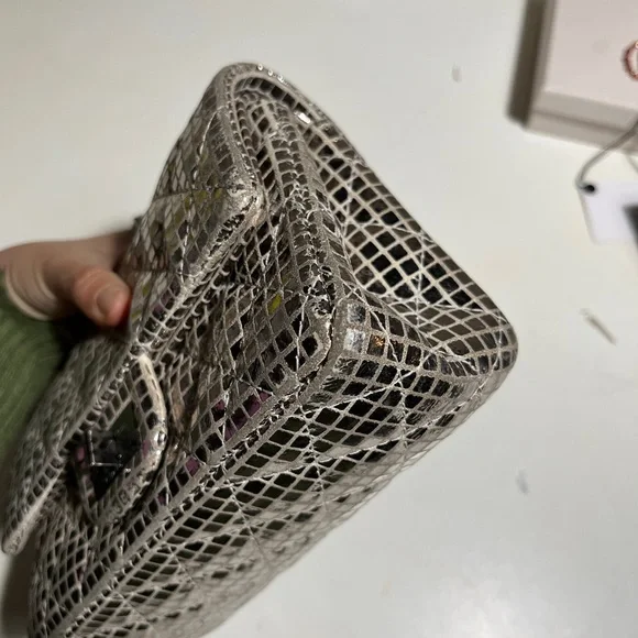 CHANEL Silver Mirror Reissue 2.55 Special edition Quilted Shoulder Bag - Picture 6 of 16